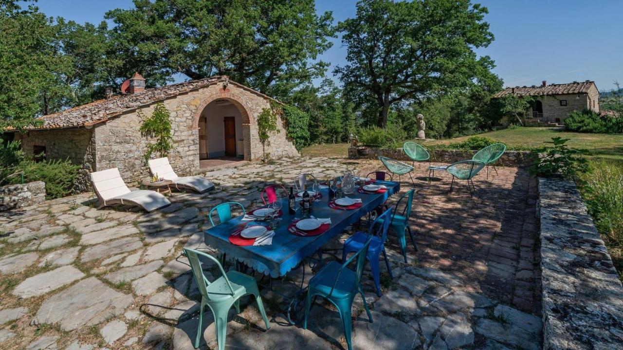 Montelodoli Capanna Villa Gaiole in Chianti Buitenkant foto